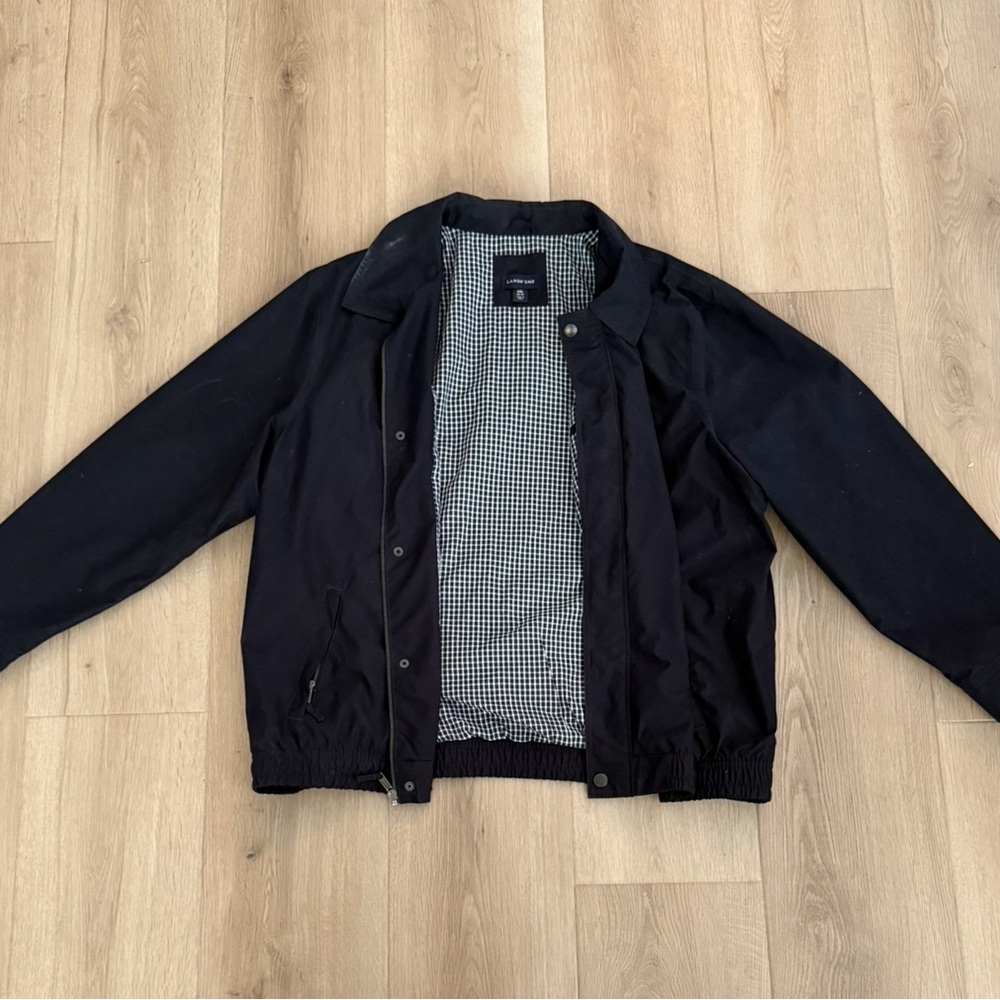 Lands' End Men's Navy Blue Lightweight Jacket